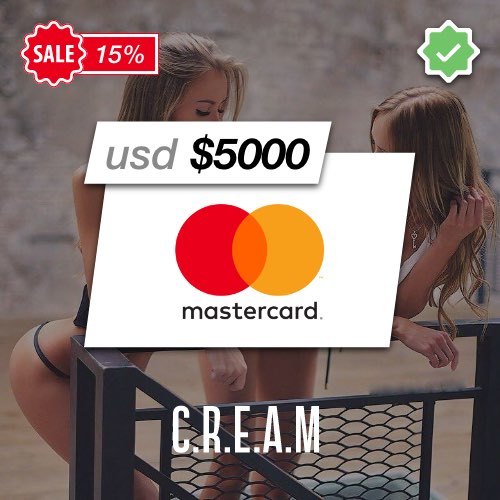 MasterCard Prepaid $5000 Balance